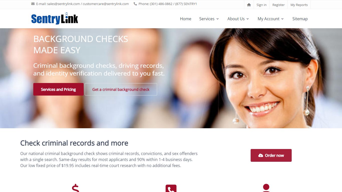 SentryLink - Pre Employment Background Checks and Tenant Screening